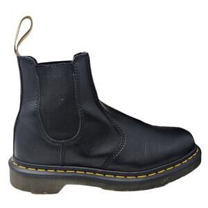 Dr. Martens 2976 Vegan Chelsea Boots Black Faux Leather Unisex UK6 USL8